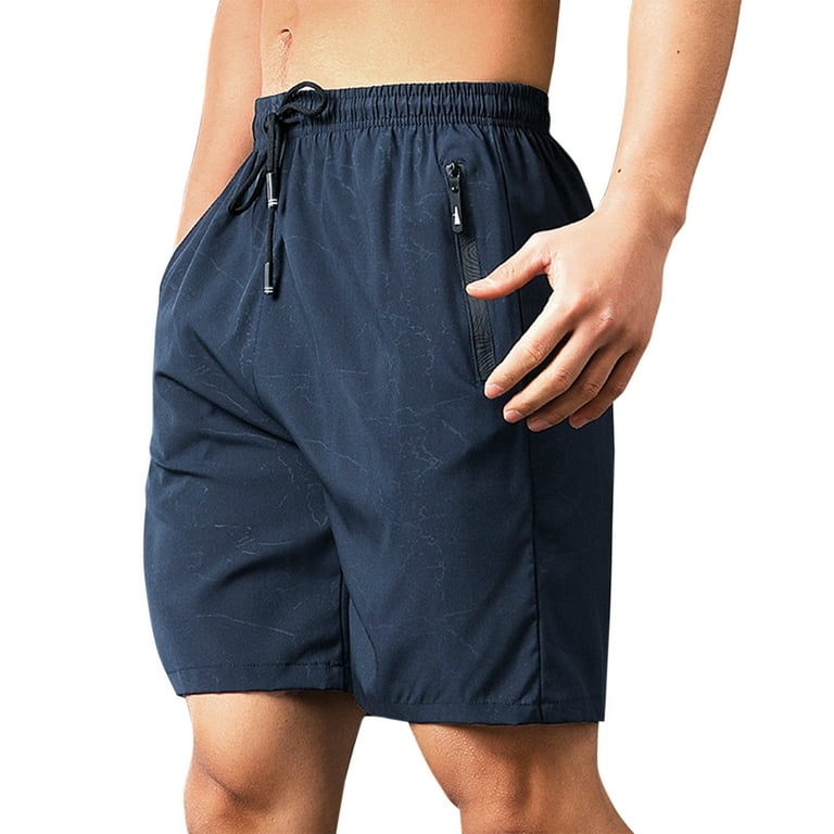 Baocc Mens Shorts Gym Shorts for Men Male Sport Quick Drying Silk