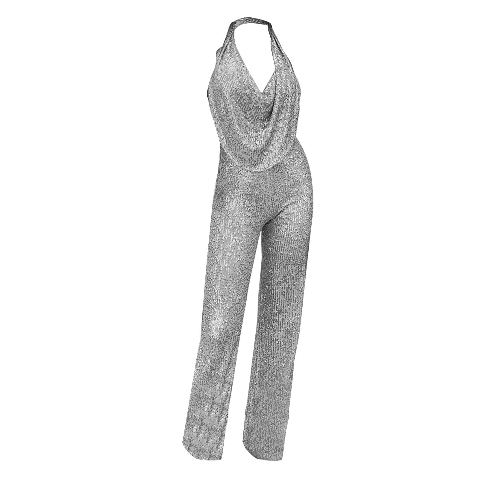 Baocc Sequin Jumpsuits for Women Summer New European and American ...
