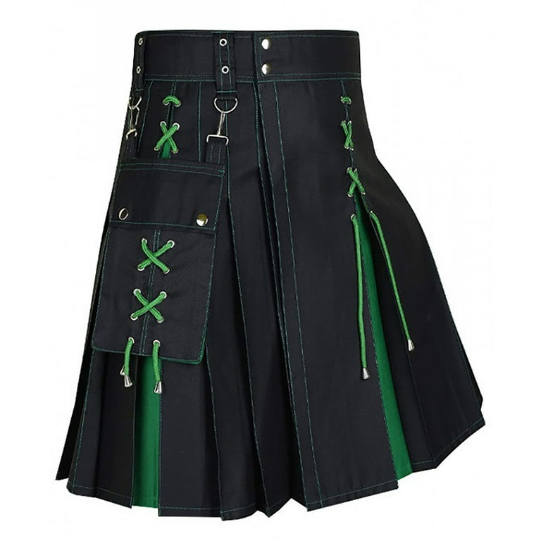 Green pleated skirt 5xl shop
