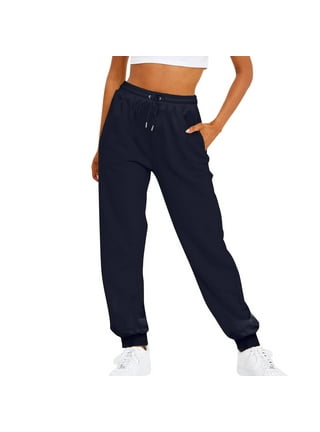 Ladies fleece casual oversized jogging joggers cuffed tracksuit bottoms clearance