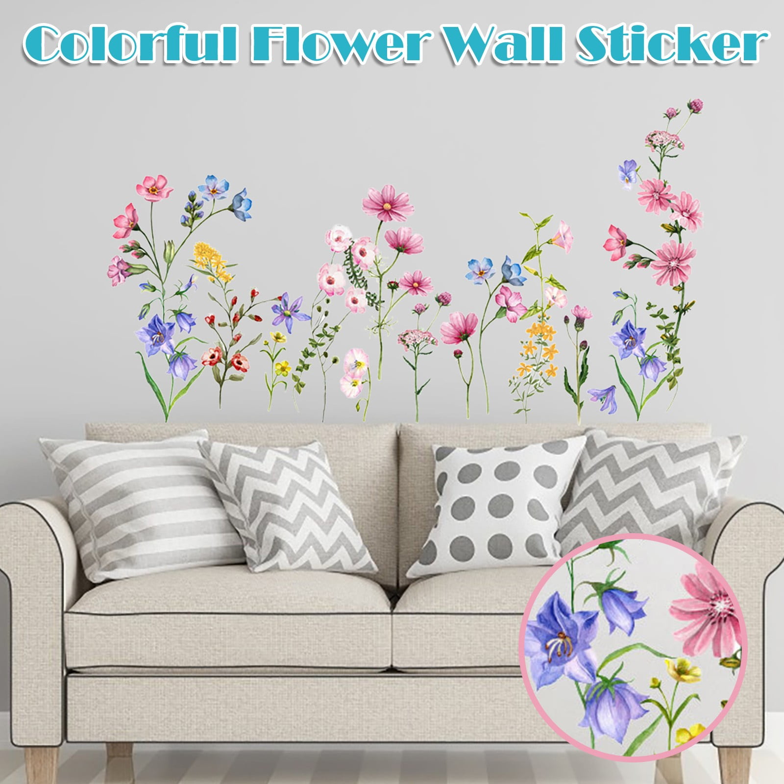 Baocc Wall Stickers Background Bedroom Green Living Stickers Wall Color