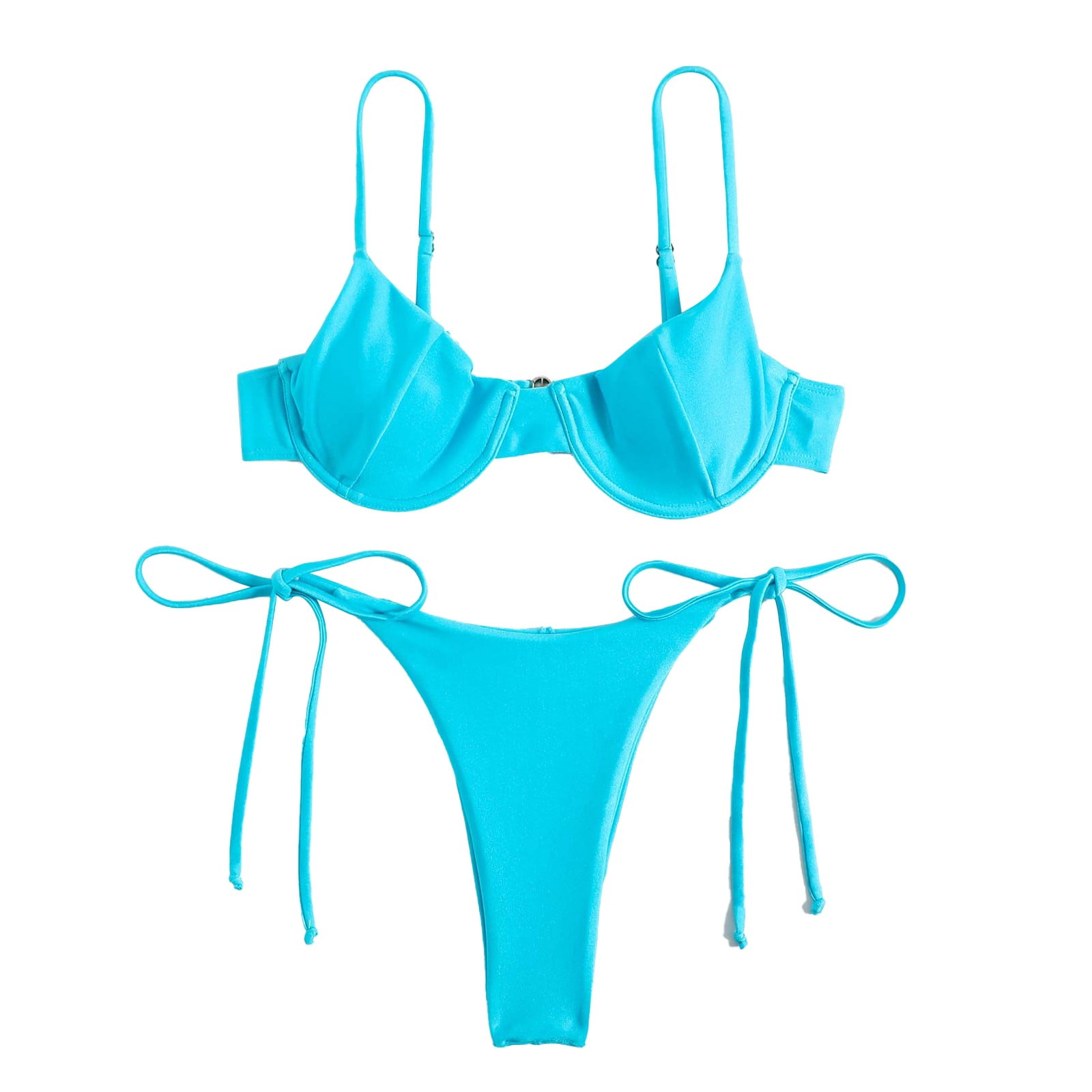 Baocc Womens Bikini Women Bikini Sets Two Piece Swimsuit Deep V Neck