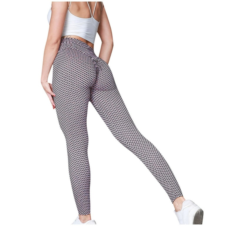 Baocc Yoga Pants Pants Women's Ruched High Workout Lifting