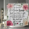 Baocicoo Bible Verse Shower Curtains for Bathroom Set Inspirational