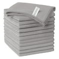 thumbnail image 1 of Baodeli Microfiber Cleaning Cloths, All-Purpose Microfiber Towels, Streak Free Cleaning Rags, Pack of 12, Multicolour，Size:12" x 12"（Gray）, 1 of 7