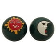 thumbnail image 1 of Baoding Balls Chinese health Massage Exercise Stress Balls - Green Moon & Sun #3, 1 of 2