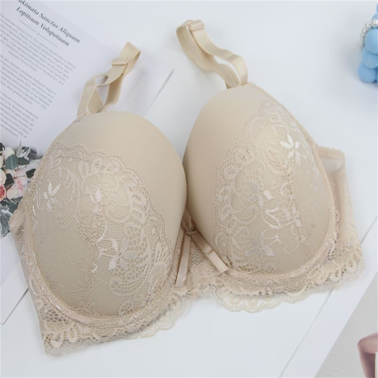 Baodmurt Bra Strap Strap Bra Set, Big Tight Classic Bra Set, Comfort ...