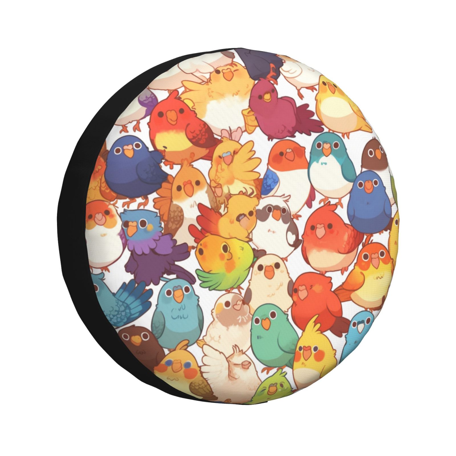 Baofahu Cute Bird Cartoon (82) Spare Tire Cover For Trailers Rv Wheel