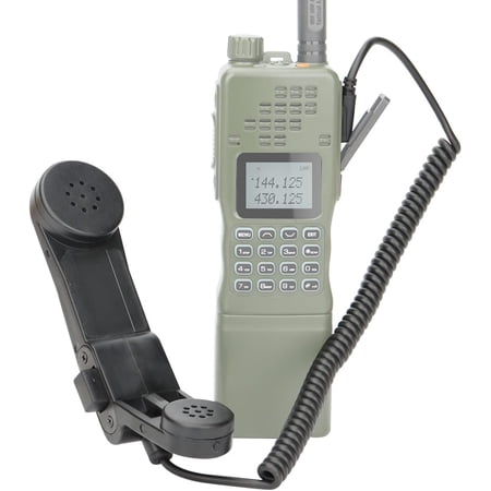 Baofeng Military Grade Radio 2Pin K-Type Microphone Military Handheld Speaker Mic for BaoFeng AR-152 UV-5R UV-S9 Plus UV-82 UV-6R DM-5R Plus Kenwood Wouxun Qansheng Puxing HYT Two Way Radios
