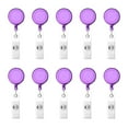 thumbnail image 1 of Baofu 10pcs Retractable Badge Holder Badge Holder Scroll ID Card Holder 10 Colors for Home, 1 of 5