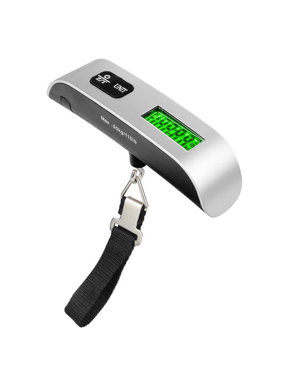 50kg/110lb Portable LCD Digital Electronic Weight Scale Hanging Luggage Scale for Travel