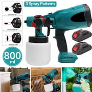BAOKALER, 600W, 21V, Cordless Paint Sprayer 3 Patterns, 100-200ml/min, 6 Pieces