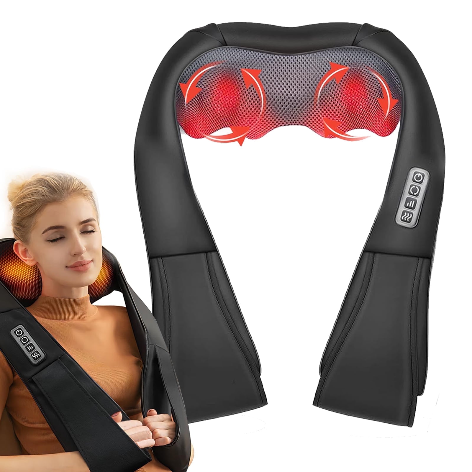 Baokaler Neck and Shoulder Massager with Heat, 3D Deep Baokaler Neck and Shoulder Massager with Heat, 3D Deep