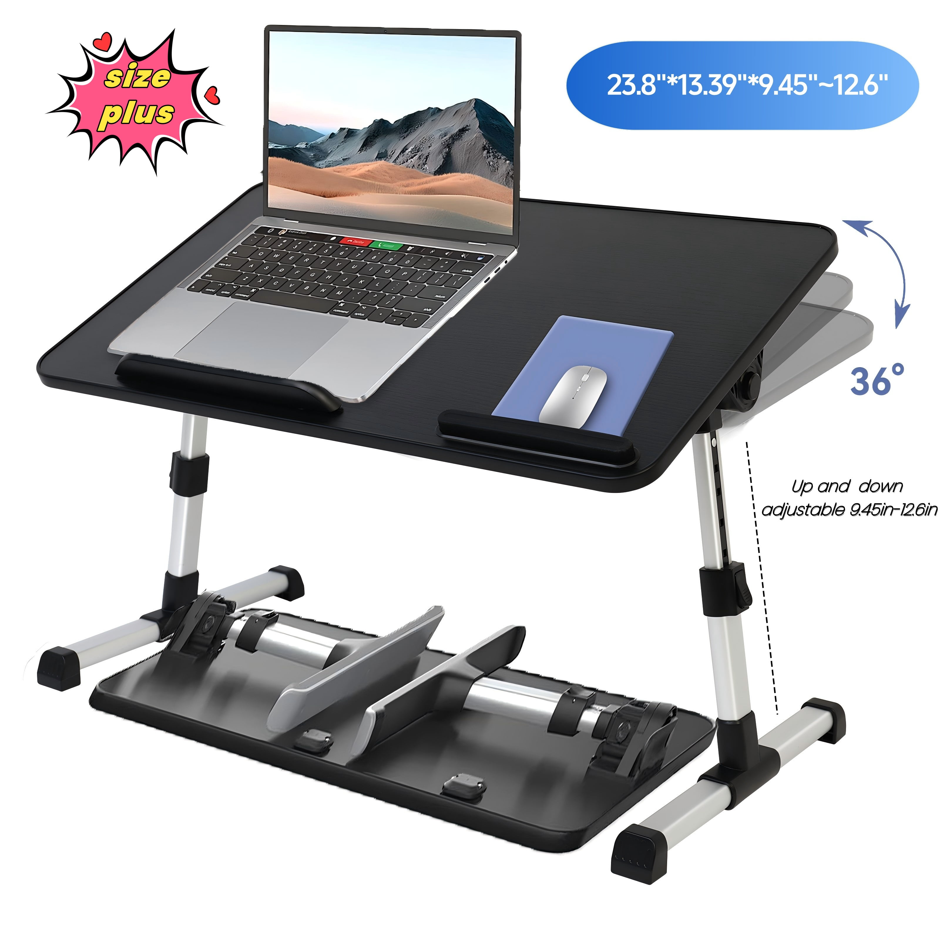Folding laptop table stand discount