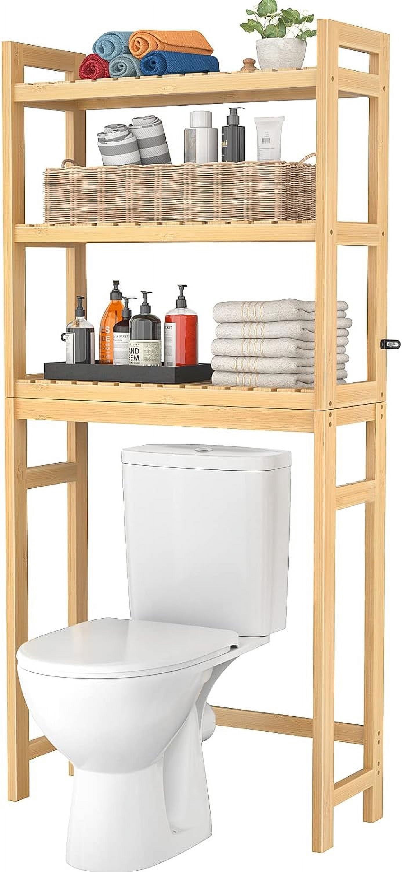 Baokaler Over Toilet Storage 3 Tier Bathroom Organizer Over Toilet Above Toilet Storage Rack