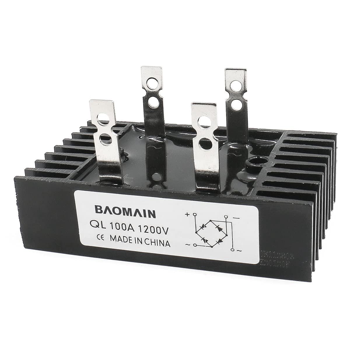 Baomeng 100 ampere 1200 volt diode bridge rectifier metal 100