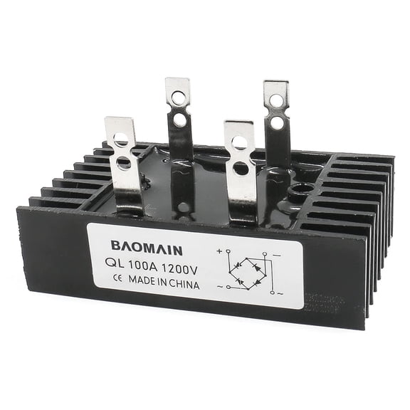 Baomeng 100 ampere 1200 volt diode bridge rectifier metal 100