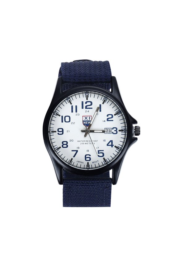 Canvas Calendar Watch