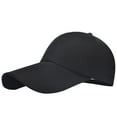 thumbnail image 1 of Baorden Unisex Solid Color Large Brim Extended Baseball Cap, 1 of 4