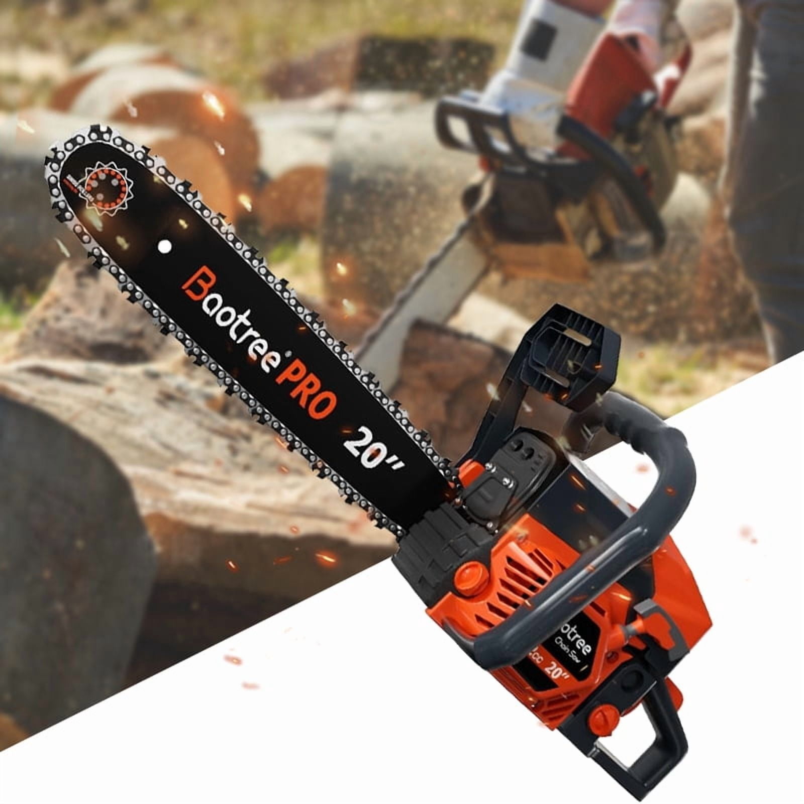 Baotree 20 Inch professional chainsaws, equipped with a two-stroke ...