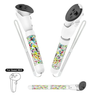 Baoyemes Handle Attachments Compatible with Meta Quest 3S, Controller Accessories for Quest 3S, VR Game Gorilla Tag Long Arms Sticks, Beat Saber Handle Extensions Grips for Meta Quest 3S