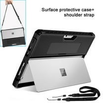 Baoyemes Suitable for Surface Pro 9/10/11 stand, portable pen slot and shoulder strap tablet case