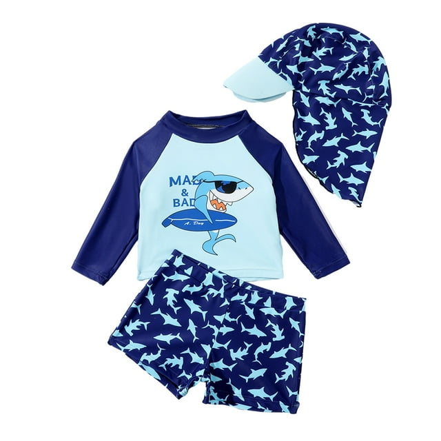 Baozhu Baby Toddler Boys 2Pieces Swimsuit Set,Swimwear Bathing Suit