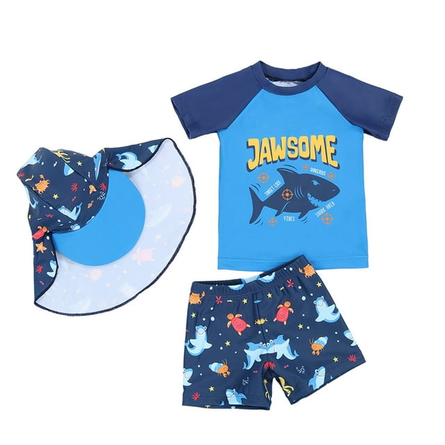 Baozhu Baby Toddler Boys 2Pieces Swimsuit Set,Swimwear Bathing Suit
