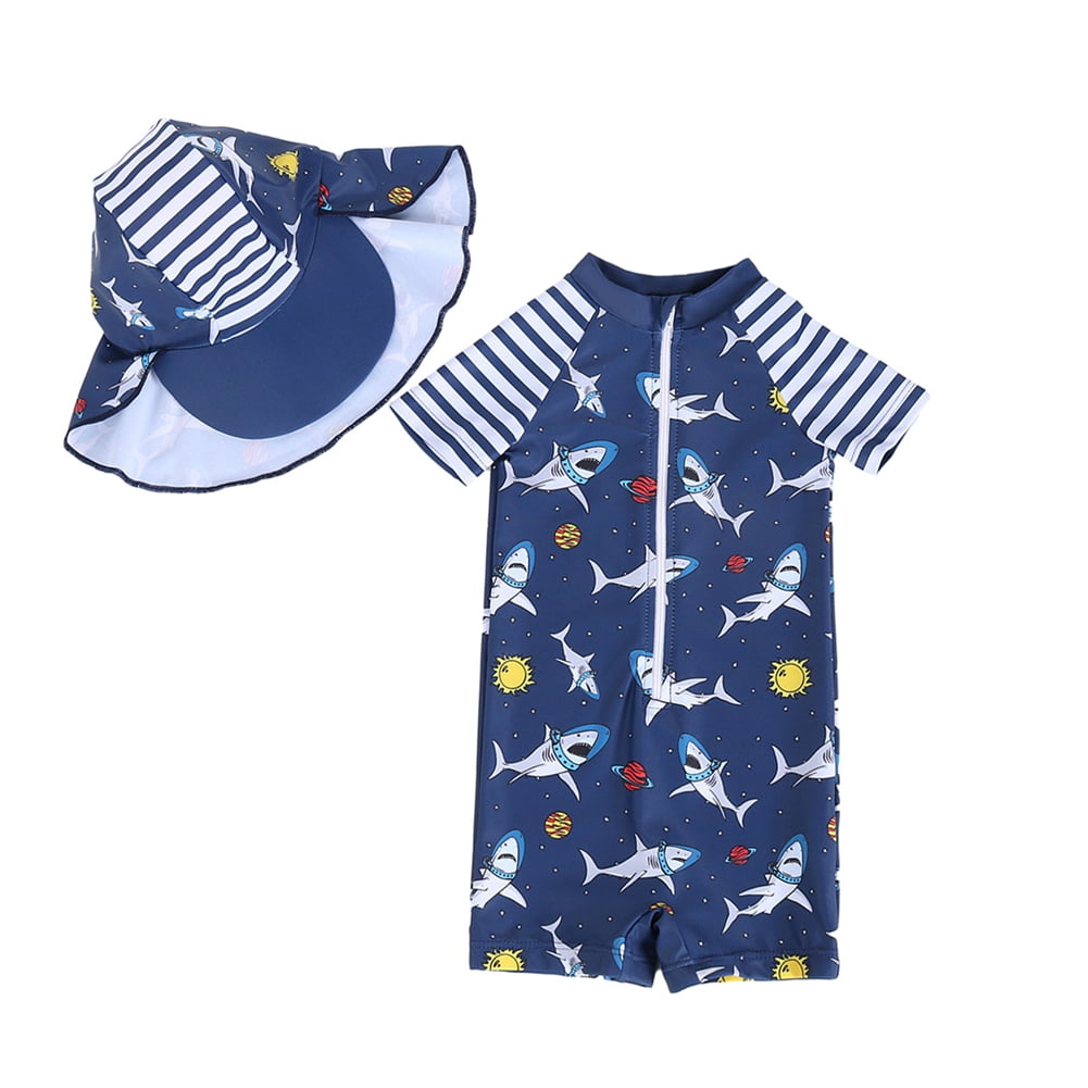 Newborn 3-Piece Swim Set with Sun Protection