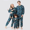 thumbnail image 1 of Baozhu Family Matching Christmas One-Piece Pajamas Parent-Child Hooded Cartoon Print Sleepwear Xmas Homewear Bodysuit, 1 of 5