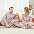 thumbnail image 1 of Baozhu Family Matching Reindeer Print Polyester Christmas Sleepwear Pajamas Set, 2 Piece (Men's S-3XL), 1 of 9