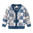 thumbnail image 1 of Baozhu Girls' Boys' Knitted Cardigans Sweater School Uniforms Long Sleeve Kids 1-6 Years Best Festival Gift, 1 of 9