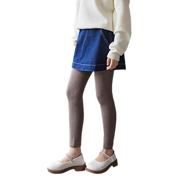 Baozhu Girls Thick Leggings For Winter,Kids Soft Strech Tight Pants