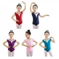 thumbnail image 1 of Baozhu Gymnastic Outfits Classic Basic Leotard Short Sleeve Toddler Girls Dance Practic Gymnastics Ballet Dance Outfits 4-10 Year, 1 of 5