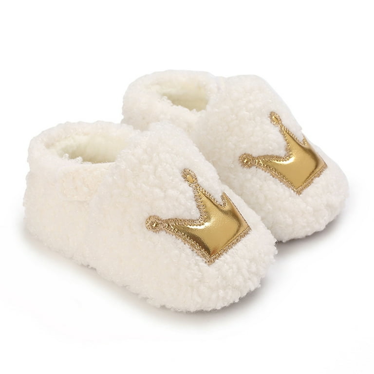 Baozhu Infant Baby Girls Slippers Winter Warm Baby Socks Shoes