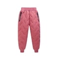 thumbnail image 1 of Baozhu Kid Boys Girls Snow Pants Elastic Windproof Down Pants Lightweight Warm Winter Pants,3-14 Years, 1 of 12