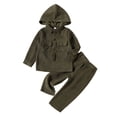 thumbnail image 1 of Baozhu Little Boys Tracksuit Hoodie Jogger Pants 2pcs Set Kids Baby Boy Spring Autumn Casual Clothing Set, 1 of 12