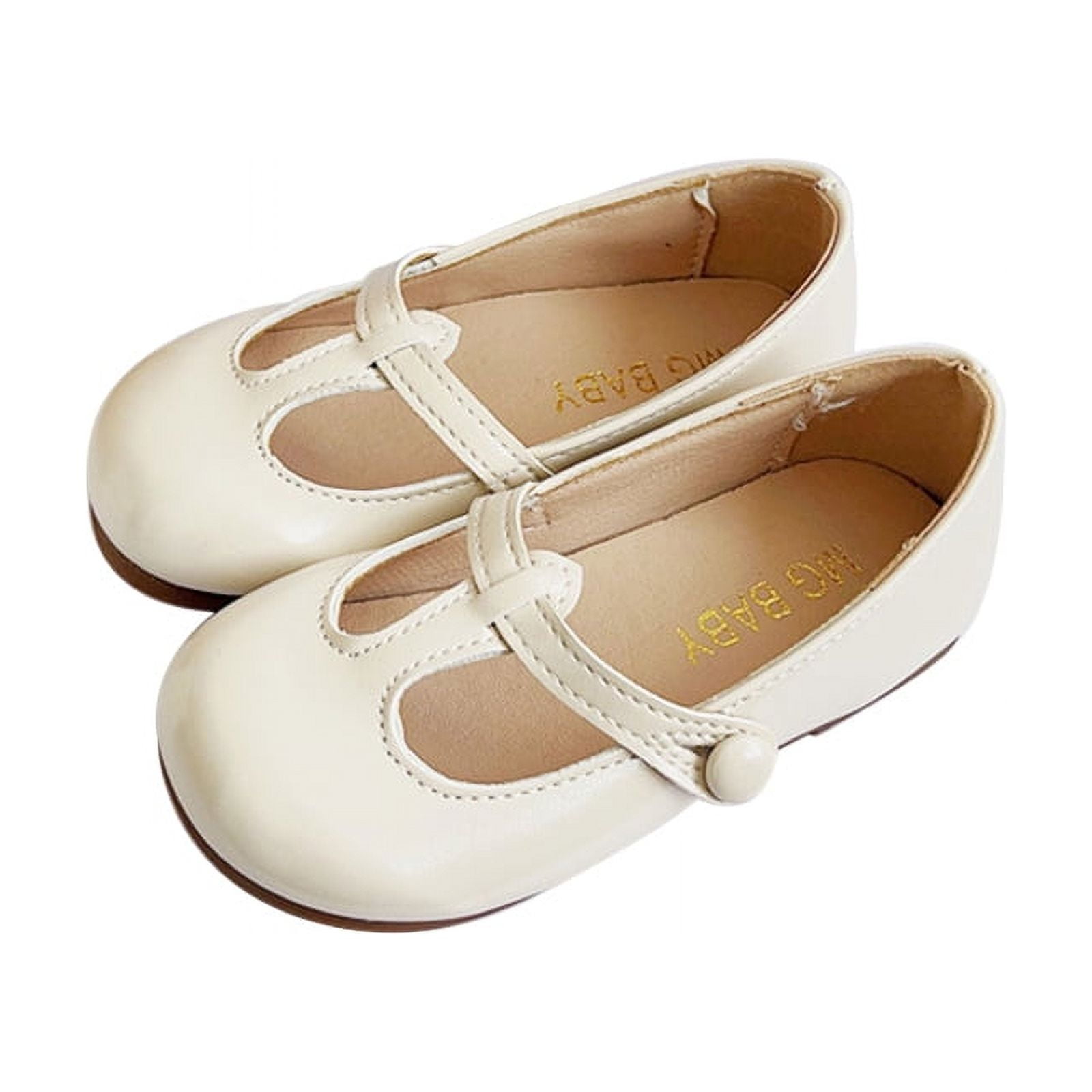 Baozhu Toddler Girls Ballet Flats Shoes Ballerina Princess Dress Shoes