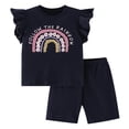 thumbnail image 1 of Baozhu Toddler Girls Summer Outfit Cotton Top and Shorts Clothing Set,Casual Outfit For Girls Kids Spring Summer,2-9 Years, 1 of 6