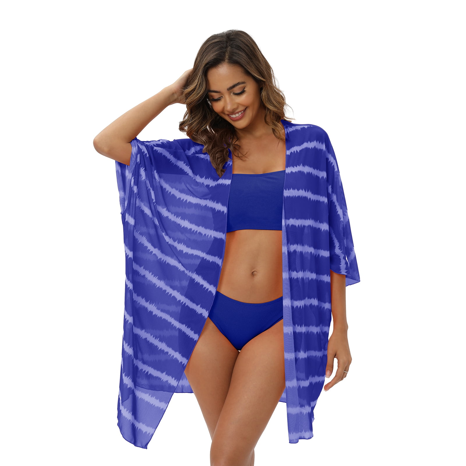 Split Swimsuit Three Piece Tube Top Bikini Sunscreen Gauze Skirt Bikini Swimsuit main image 1