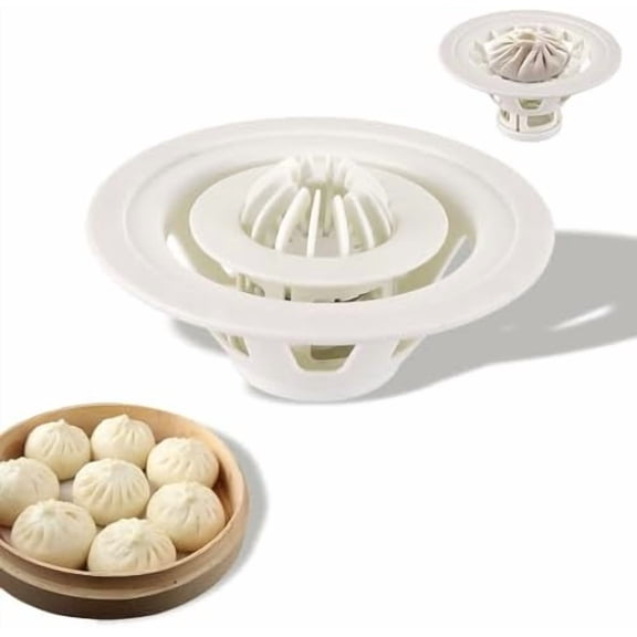 Baozi Maker Machine,7.08'' Dumpling maker Momo Mold Bao Buns Kitchen Gadgets Plastic Easy to Use Clean$$Home Decor, Kitchen, & Other