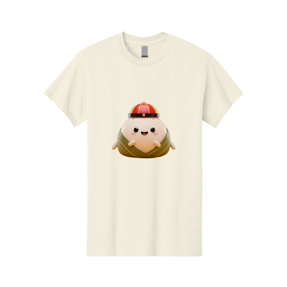 Baozi Mens Graphic Tee, 100% Cotton, Casual Summer Wear BAA152