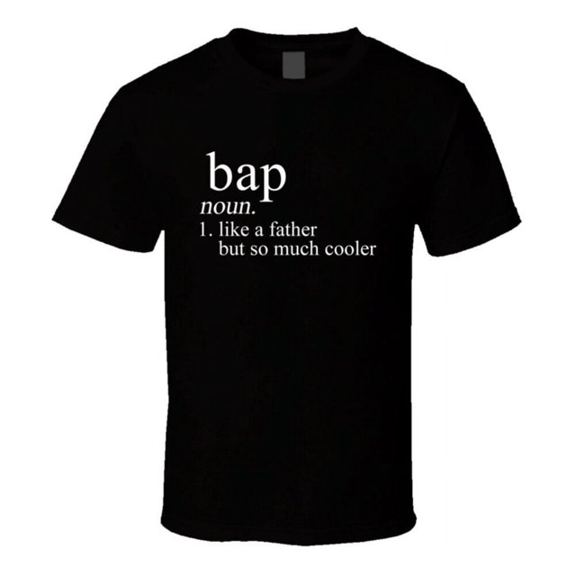 Bap Noun Languages Definition Dad Father Father's Day Gift Cool T Shirt