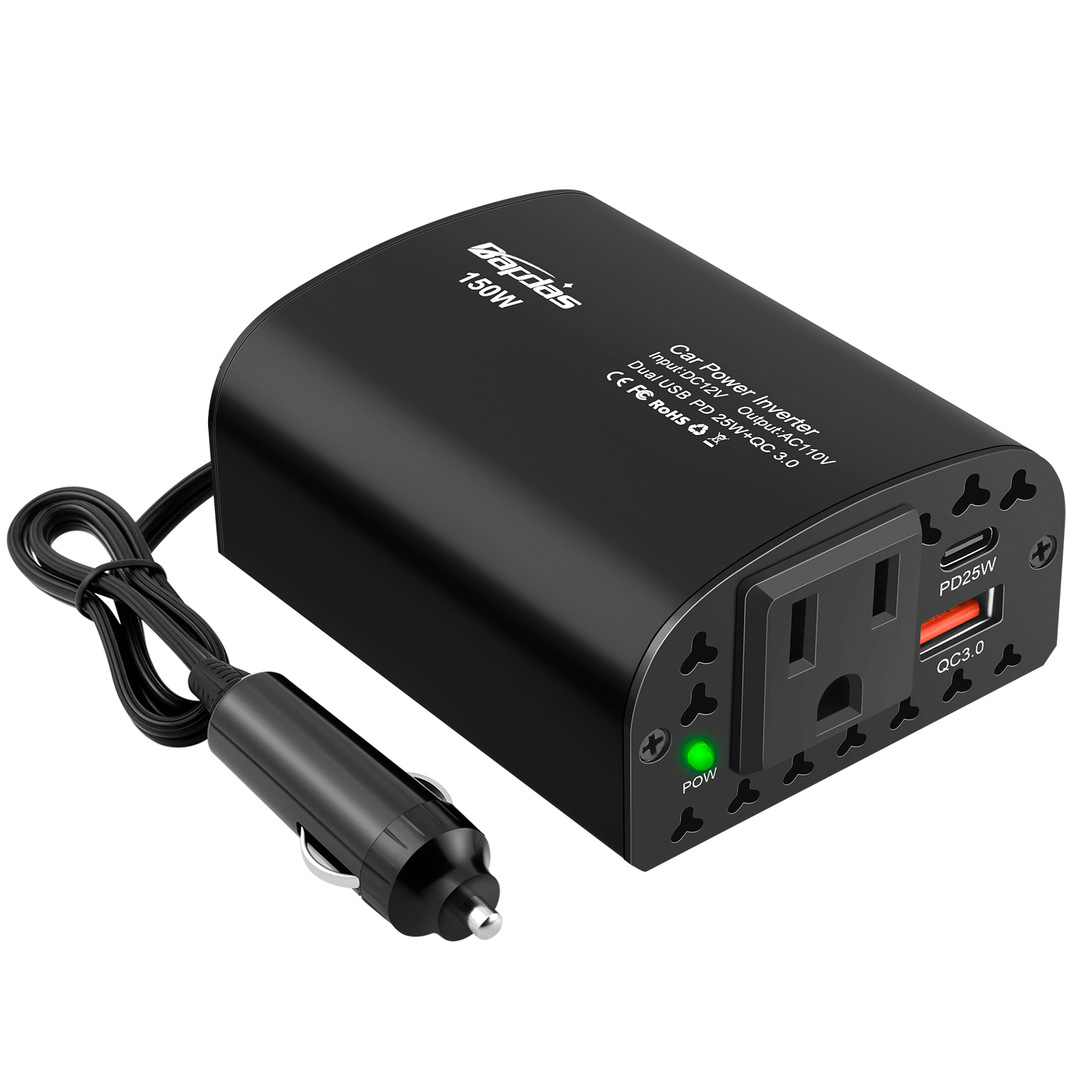 Go Power! By Valterra GPIC300012PKG IC Series Inverter Charger