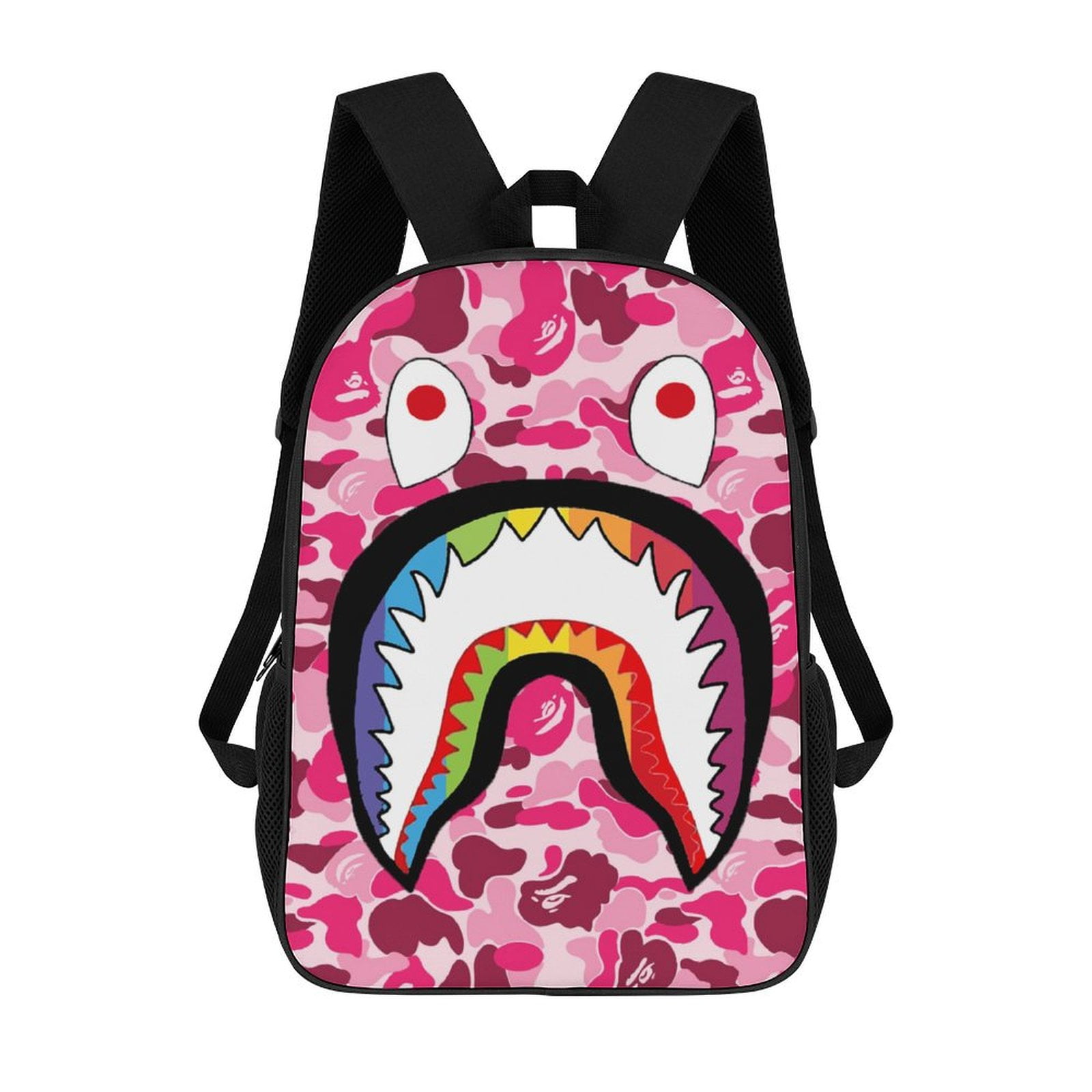 bape book bag Bape BAPE BACKPACK Baby Milo Boa Faux Fur Plush Book Bag  main image 4
