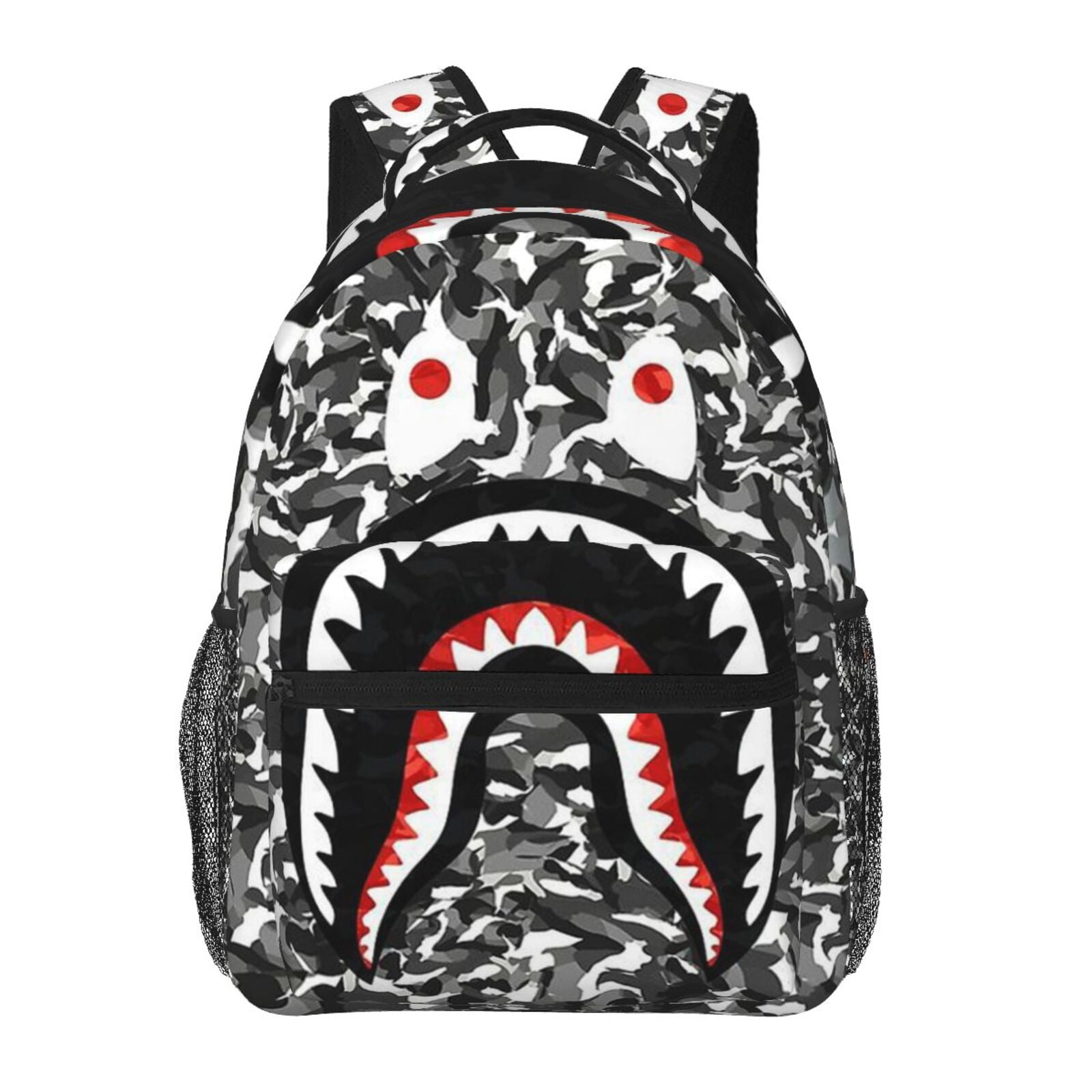 Laptop Backpacks Bape Shark Rucksack A BATHING APE Busy Shark Day