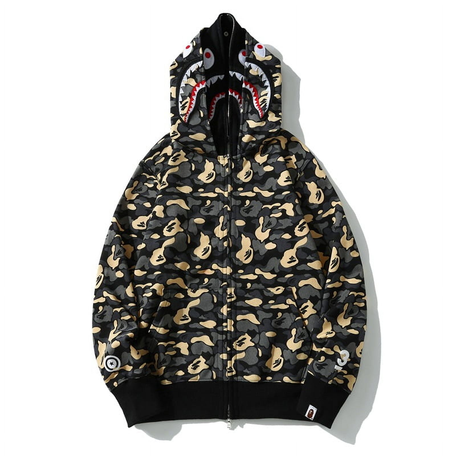 Camo double hoodie new arrivals