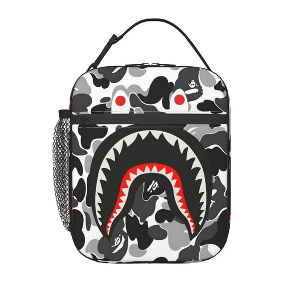 Bape Lunch Bag Insulated Cooler Box For Snacks Travel Picnic School Supplies Gifts