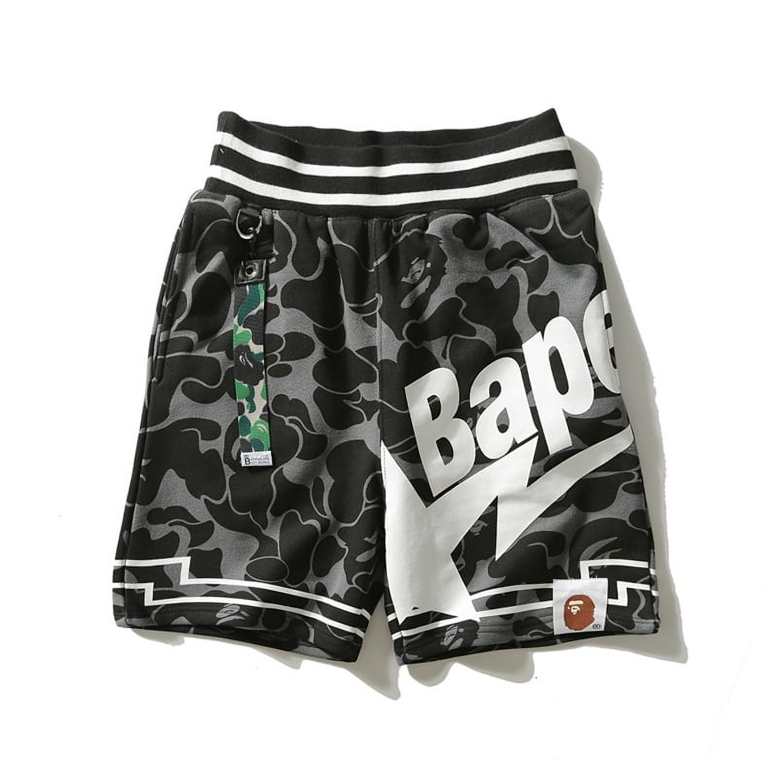 Bape camo shorts shark print online