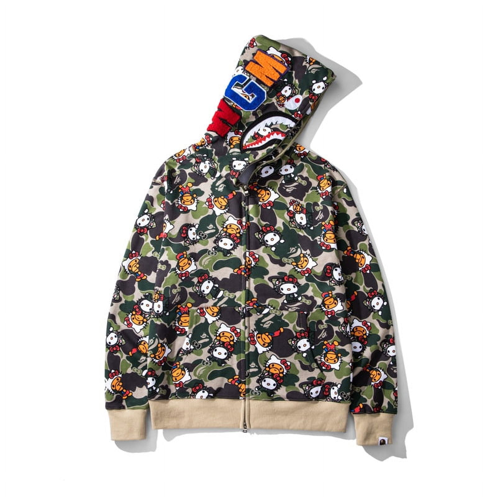 Bape jaws hoodie hotsell